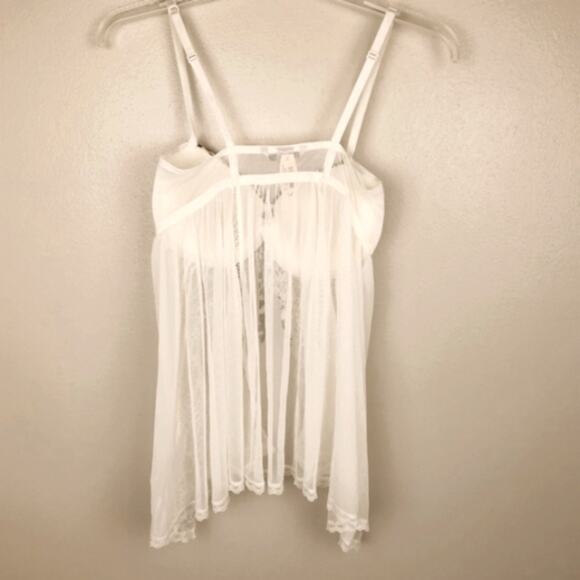 Rare Victoria's Secret Baby doll Lingerie 36B Sheer Leopard Print Pushup Padded - Picture 6 of 9